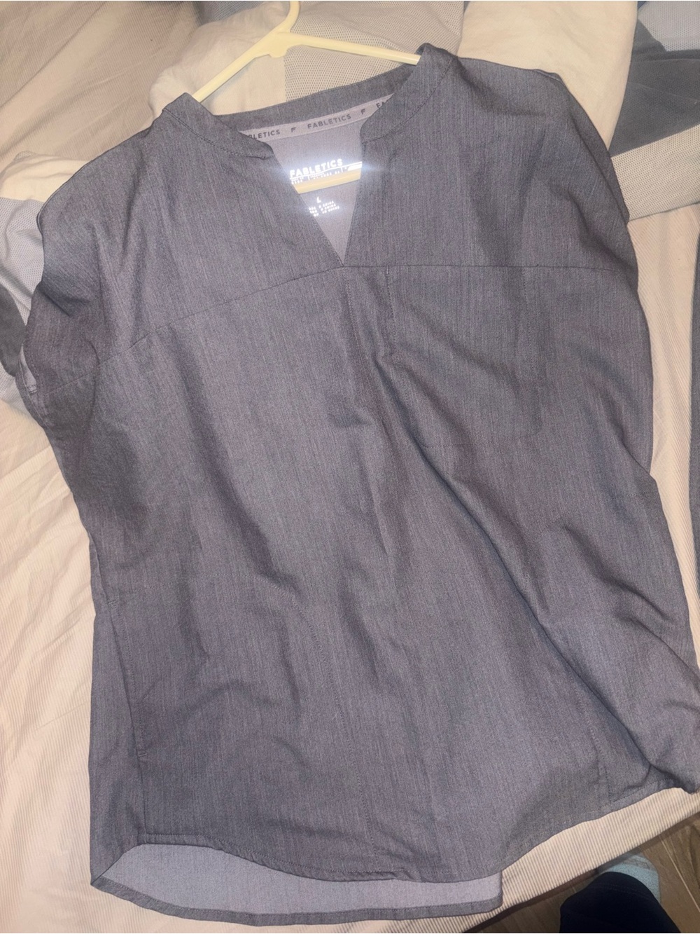 Fabletics Women's Short-Sleeve Tunic Polo in Dark Blue